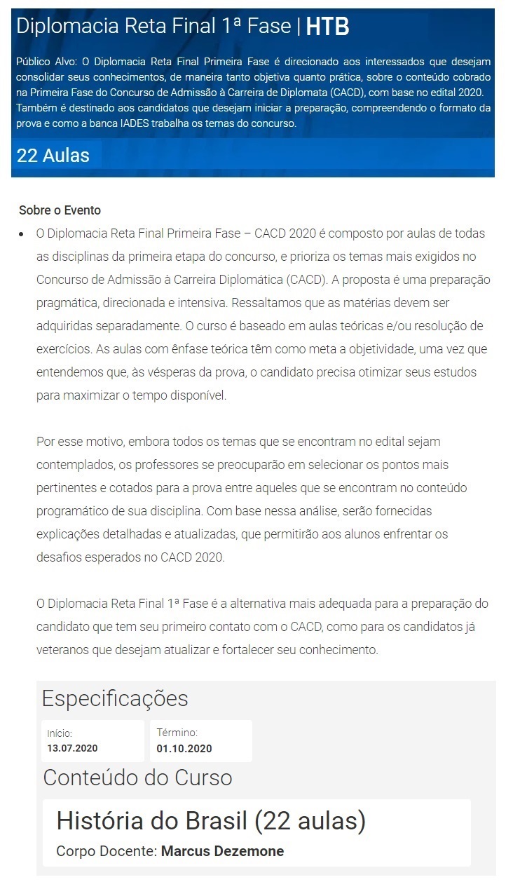 Diplomacia Reta Final - HTB - História do Brasil (CLIO/DAMÁSIO 2020.2) 4